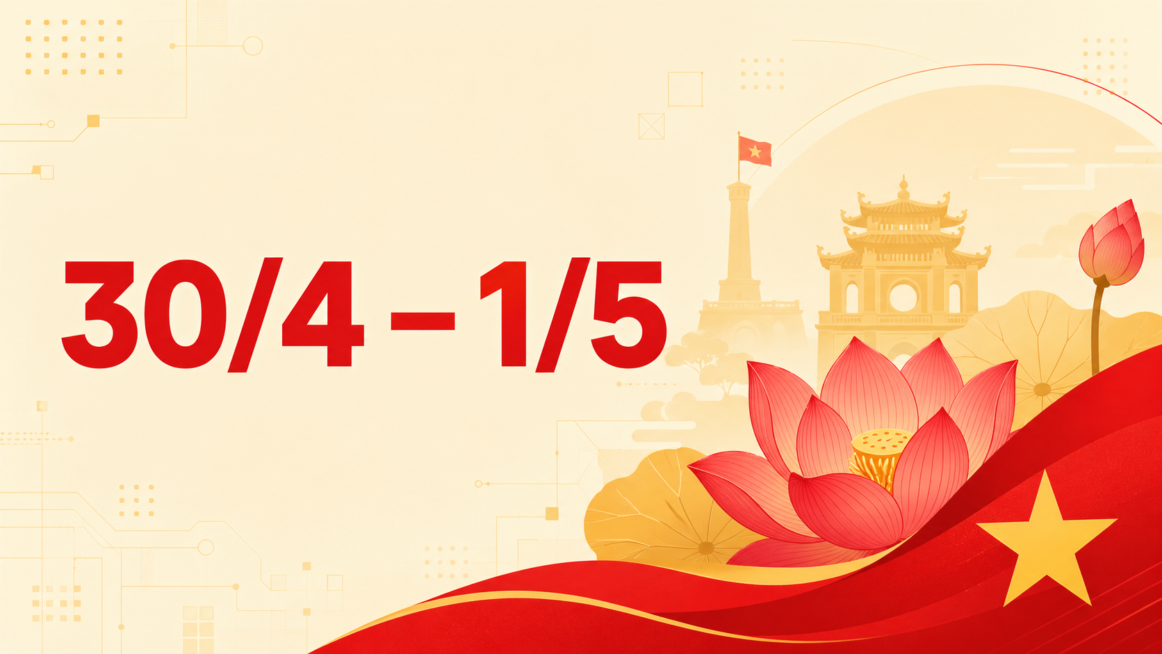 Holiday Notice: Reunification Day & International Labour Day 2026